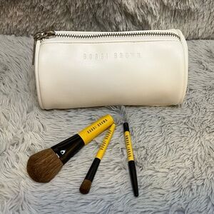 Bobbi Brown 3pcs brush set with Makeup Bag